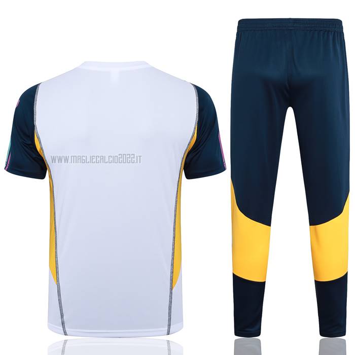 Tuta da Track del Real Madrid Manga Corta 2023-2024 Blanco